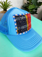 Kantha Patch Trucker Hat - One of a Kind