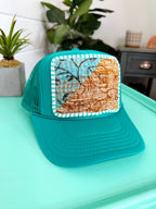 Kantha Patch Trucker Hat - One of a Kind