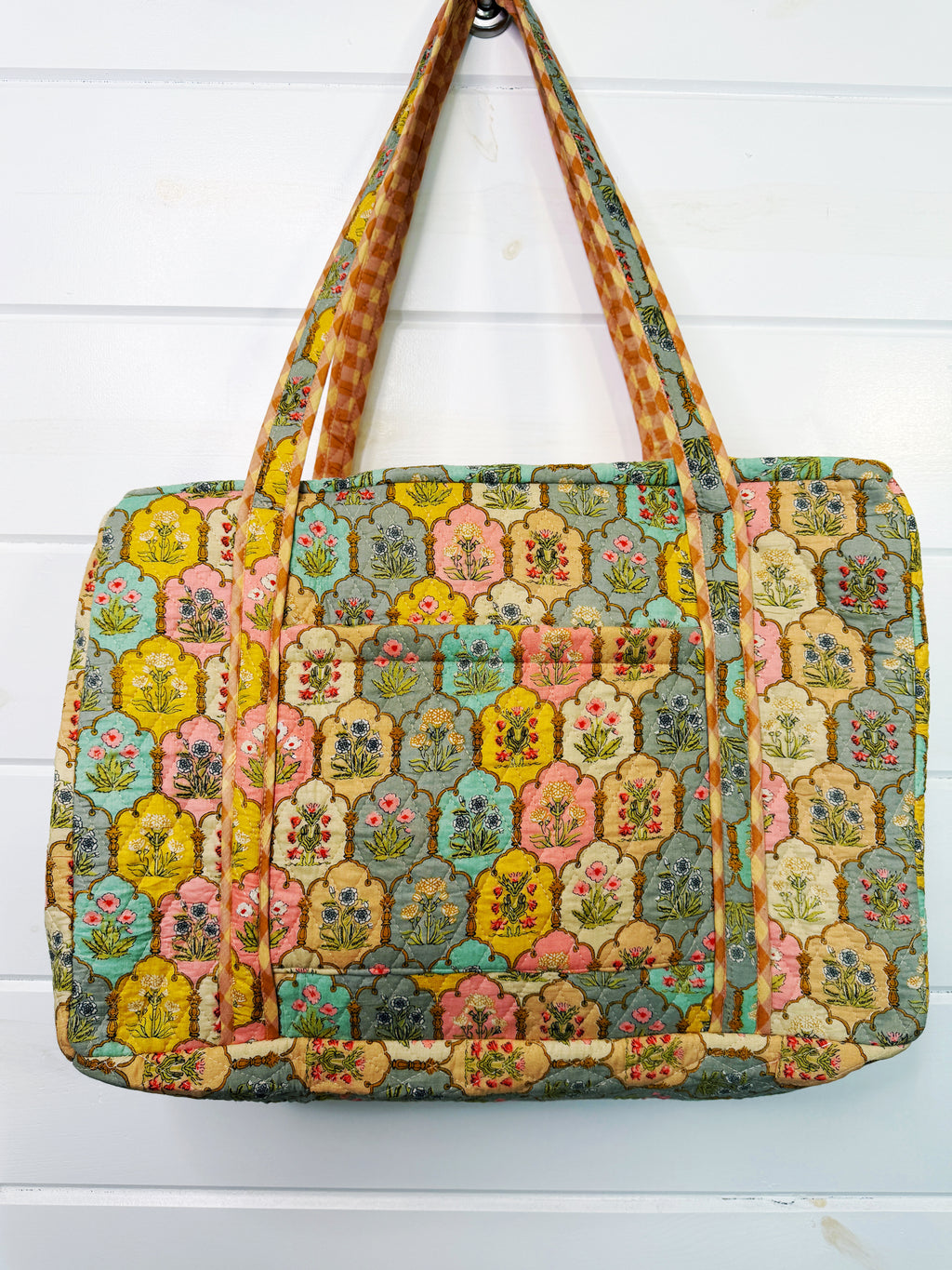 Quilted Overnight Bag - Vintage Boho Floral