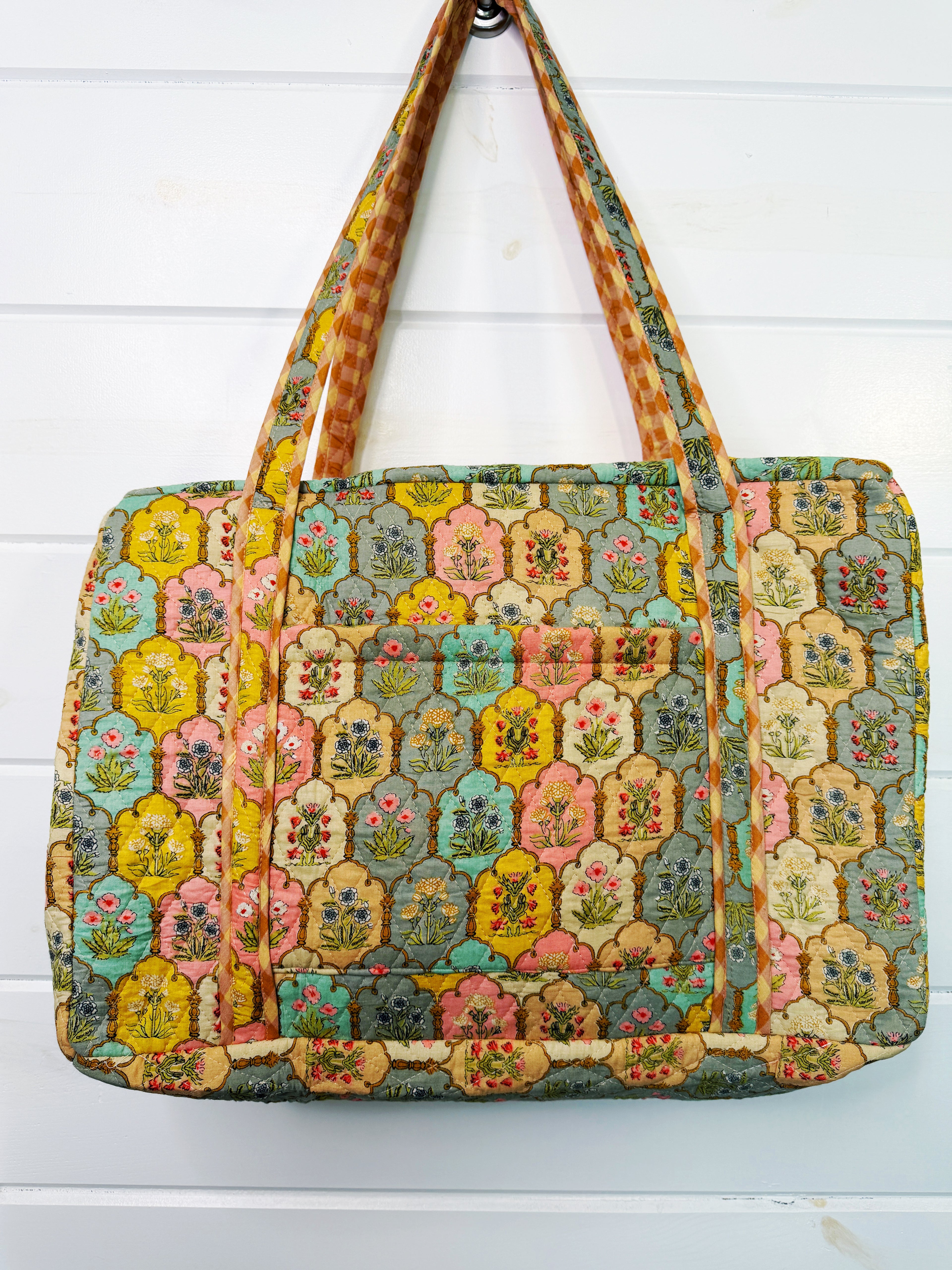 Quilted Overnight Bag - Vintage Boho Floral