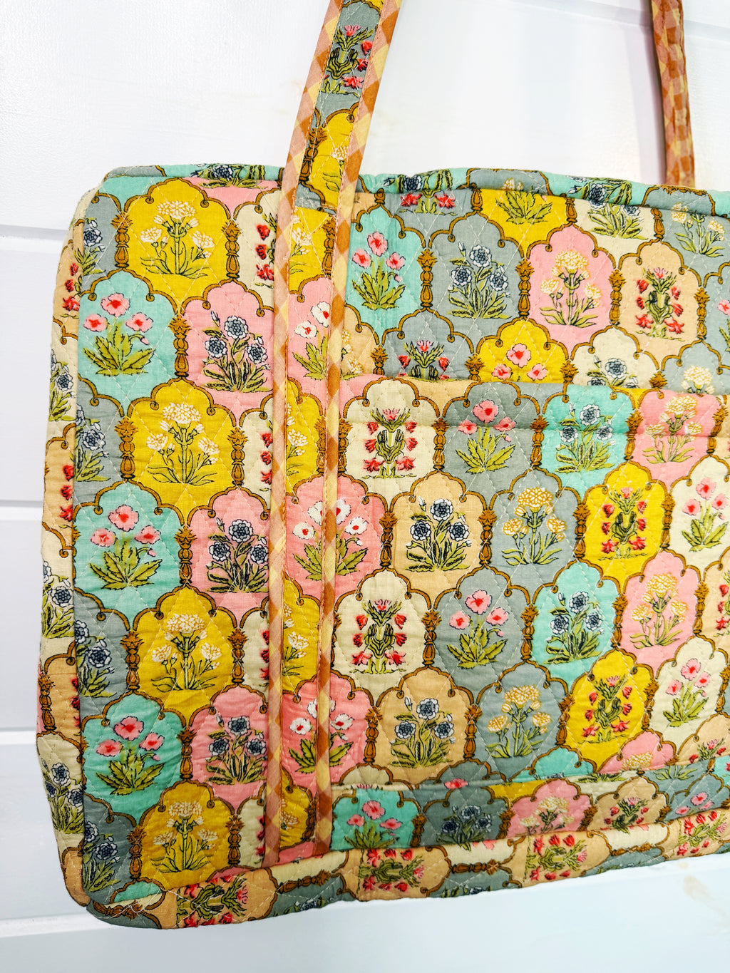 Quilted Overnight Bag - Vintage Boho Floral