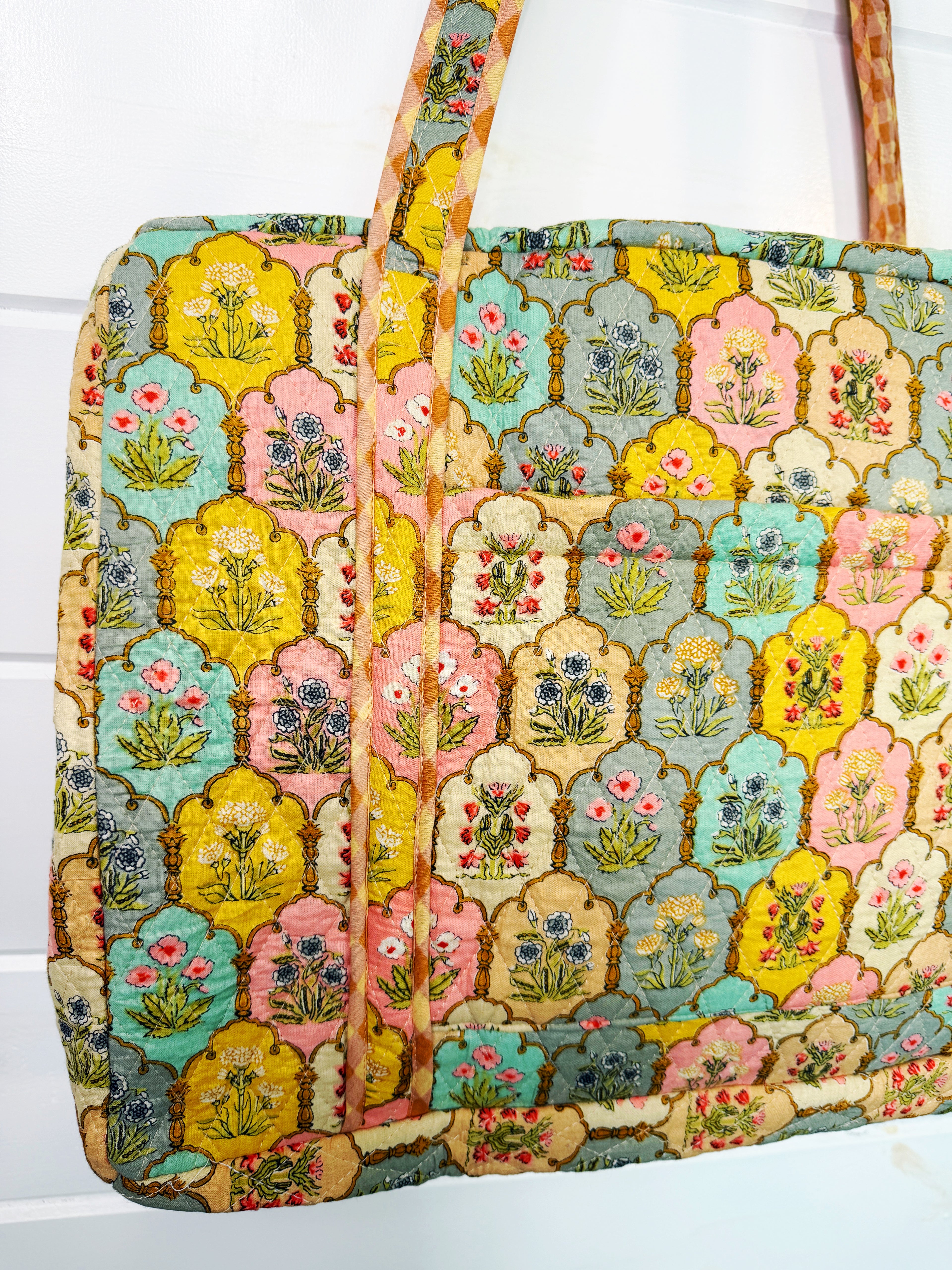 Quilted Overnight Bag - Vintage Boho Floral