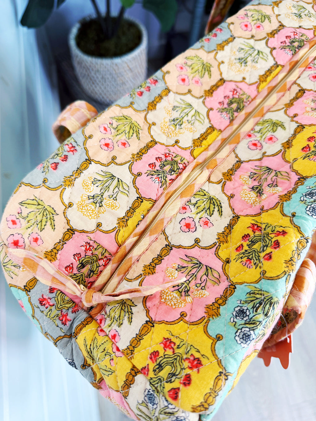 Quilted Overnight Bag - Vintage Boho Floral