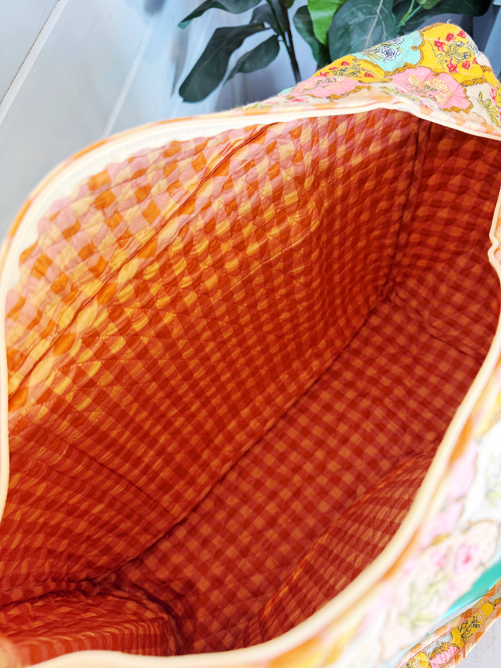 Quilted Overnight Bag - Vintage Boho Floral