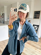 Kantha Patch Trucker Hat - One of a Kind