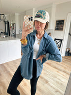 Kantha Patch Trucker Hat - One of a Kind