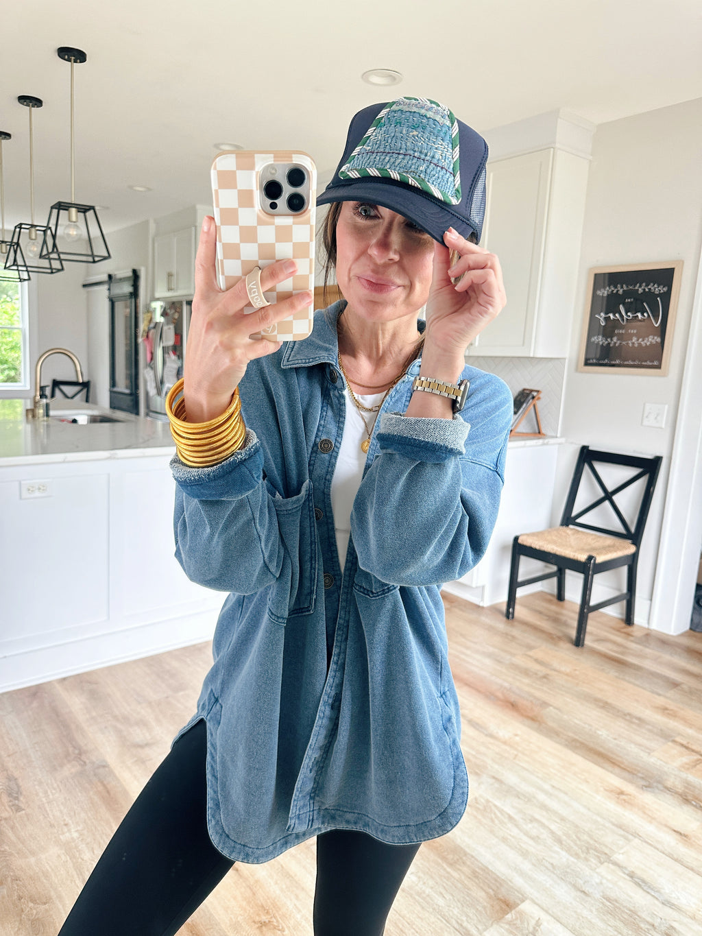 Kantha Patch Trucker Hat - One of a Kind