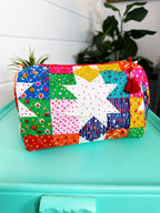 Quilted Makeup Cosmetics Toiletry Bag - Granny Chic
