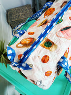 Quilted Mini Duffle Bag - Coffee Shop