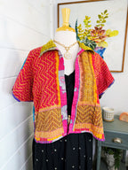Revival Kantha Jacket – Cropped Style #2206