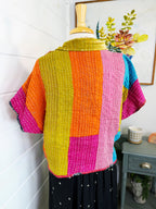 Revival Kantha Jacket – Cropped Style #2206