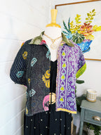 Revival Kantha Jacket – Cropped Style #2207