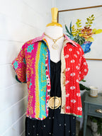 Revival Kantha Jacket – Cropped Style #2214