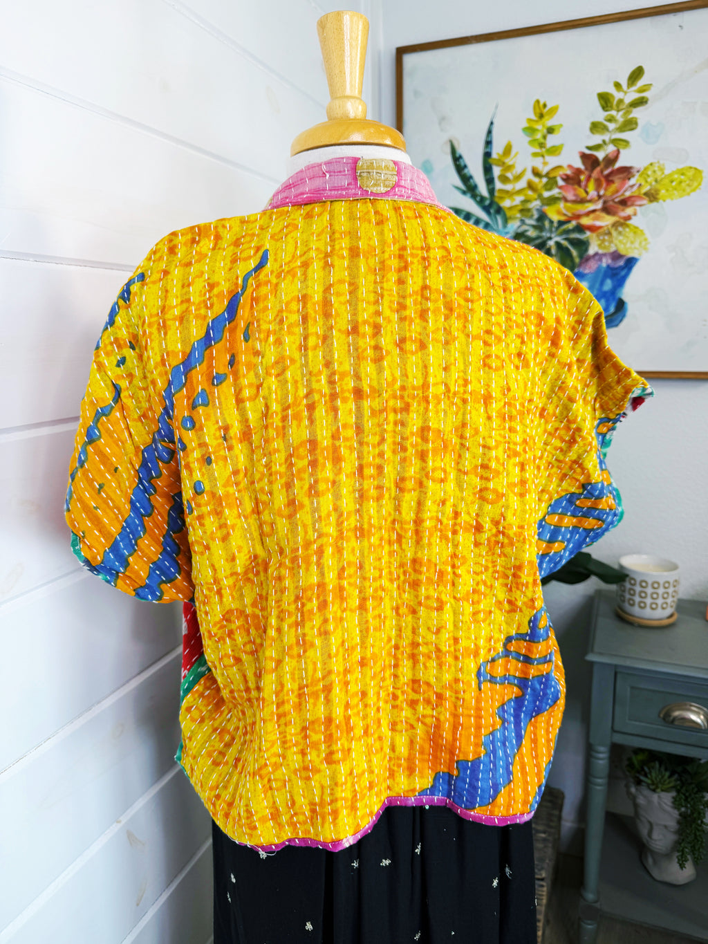 Revival Kantha Jacket – Cropped Style #2214