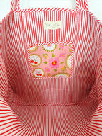 Quilted Cotton Reversible Large Tote Bag - Pink Cherry & Bows