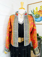 Boho Patchwork Kantha Jacket – Handmade Quilted & Reversible Blanket Coat