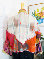 Patchwork Kantha Jacket – Quilted Reversible Blanket Coat