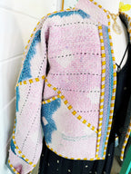 Patchwork Kantha Jacket – Quilted Reversible Blanket Coat