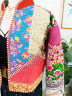Patchwork Kantha Jacket – Quilted Reversible Blanket Coat