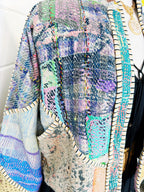 Patchwork Kantha Jacket – Quilted Reversible Blanket Coat