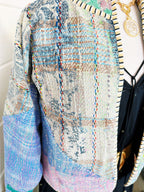 Patchwork Kantha Jacket – Quilted Reversible Blanket Coat