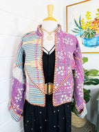 Patchwork Kantha Jacket – Quilted Reversible Blanket Coat