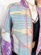 Patchwork Kantha Jacket – Quilted Reversible Blanket Coat