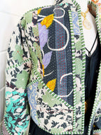 Patchwork Kantha Jacket – Quilted Reversible Blanket Coat
