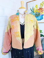 Patchwork Kantha Jacket – Quilted Reversible Blanket Coat