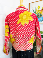 Patchwork Kantha Jacket – Quilted Reversible Blanket Coat