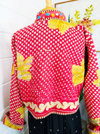 Patchwork Kantha Jacket – Quilted Reversible Blanket Coat