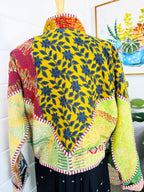 Patchwork Kantha Jacket – Quilted Reversible Blanket Coat