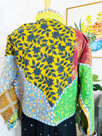 Patchwork Kantha Jacket – Quilted Reversible Blanket Coat