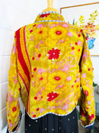 Patchwork Kantha Jacket – Quilted Reversible Blanket Coat
