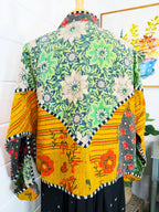Patchwork Kantha Jacket – Quilted Reversible Blanket Coat