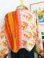 Patchwork Kantha Jacket – Quilted Reversible Blanket Coat