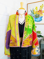 Patchwork Kantha Jacket – Quilted Reversible Blanket Coat