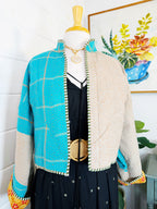 Patchwork Kantha Jacket – Quilted Reversible Blanket Coat