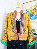 Patchwork Kantha Jacket – Quilted Reversible Blanket Coat