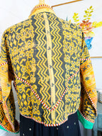Patchwork Kantha Jacket – Quilted Reversible Blanket Coat