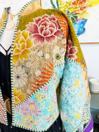 Patchwork Kantha Jacket – Quilted Reversible Blanket Coat