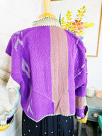Patchwork Kantha Jacket – Quilted Reversible Blanket Coat
