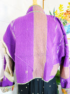 Patchwork Kantha Jacket – Quilted Reversible Blanket Coat