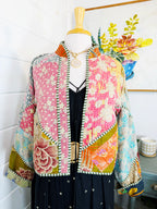 Patchwork Kantha Jacket – Quilted Reversible Blanket Coat