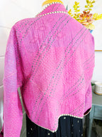 Patchwork Kantha Jacket – Quilted Reversible Blanket Coat