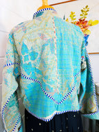 Patchwork Kantha Jacket – Quilted Reversible Blanket Coat