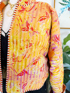 Patchwork Kantha Jacket – Quilted Reversible Blanket Coat
