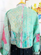 Patchwork Kantha Jacket – Quilted Reversible Blanket Coat