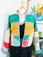 Patchwork Kantha Jacket – Quilted Reversible Blanket Coat