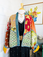 Patchwork Kantha Jacket – Quilted Reversible Blanket Coat